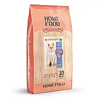 Сухий корм Home Food для дорослих котів ягня з лососем і печеним яблуком 10 кг