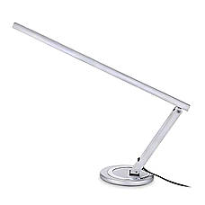 Настільна LED лампа для освітлення FS-026 із USB-входом, 10 Вт Срібло, фото 2