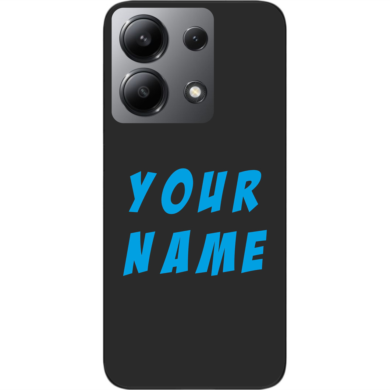 Саме чохол Epik для Xiaomi Redmi Note 13 4G бампер із ім'ям друк на чохлі