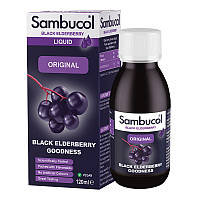 Черная бузина для детей Sambucol Black Elderberry Liquid Original (120 мл)