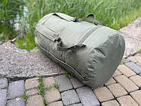 Баул сумка рюкзак на 120 литров для вещей армейский, баул военный для солдатов ВСУ 98*40 см цвет олива IBM-457