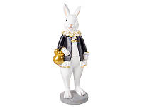 Статуэтка Lefard Кролик с корзинкой 7х7х21 см 192-238 полистоун GoodStore