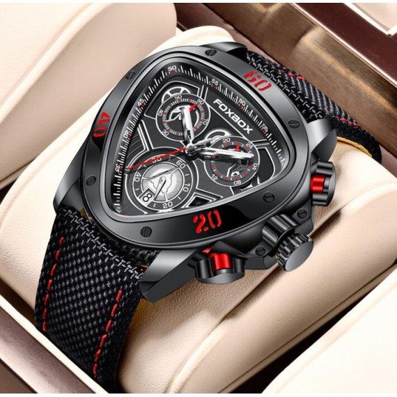 Чоловічий наручний годинник Lige Trio, фото 1