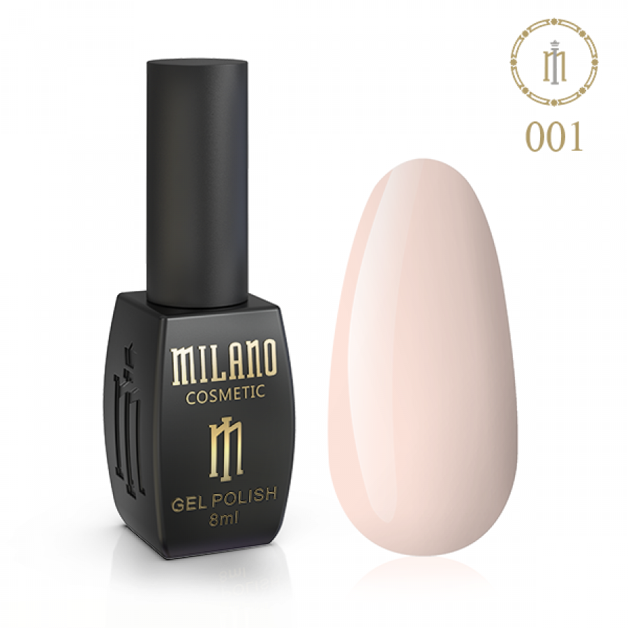 ГЕЛЬ-ЛАК MILANO 001 8 МЛ