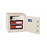 Вогнестійкий сейф меблевий Griffon FSL.45.K CREAM, сейф для грошей, сейф для документів, сейф для пістолета, фото 2