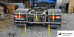 Тримач задніх підкрильників для Renault T-Truck (2013+)