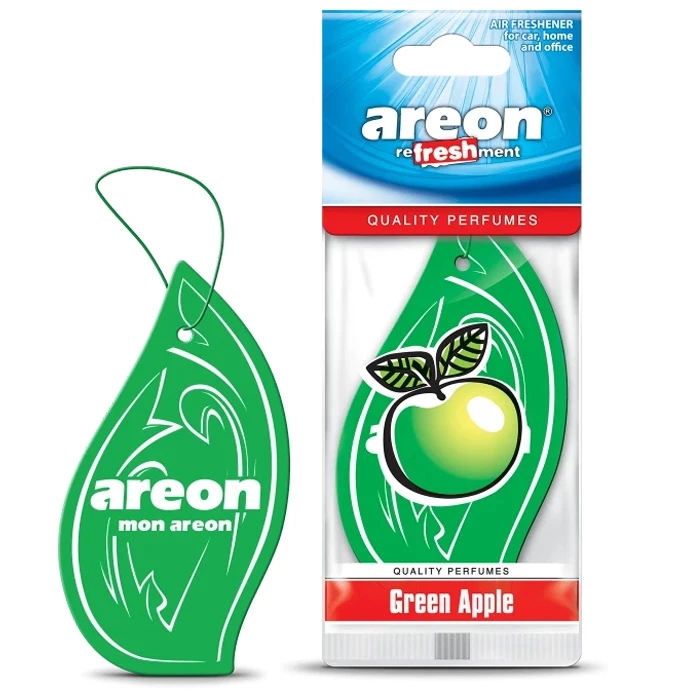 Ароматизатор автомобільний сухий лист Areon Mon Classic Apple