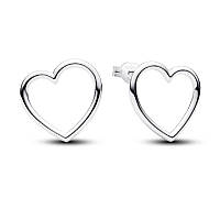 Серебряные серьги Pandora Сердца