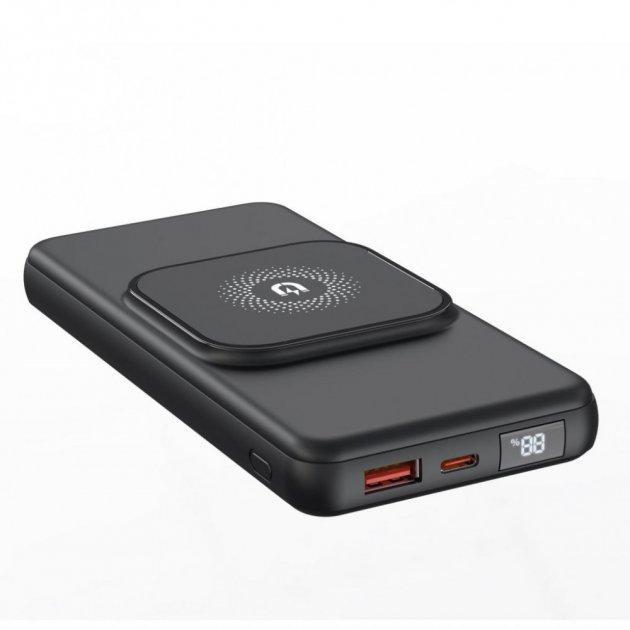 Повербанк Power Bank XO PR161 Magnetic Wireless 15W QC22.5W PD20W 10000 mAh (Чорний)