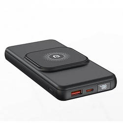 Повербанк Power Bank XO PR161 Magnetic Wireless 15W QC22.5W PD20W 10000 mAh (Чорний)