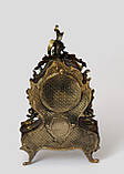 Настільний годинник Бульдог з бронзи (42см), фото 3