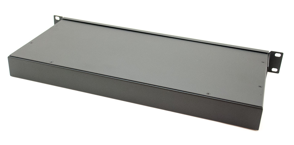 Корпус металлический MiBox Rack 1U, модель MB-1200S (Ш483(432) Г202 В44) черный - фото 9 - id-p2135710038