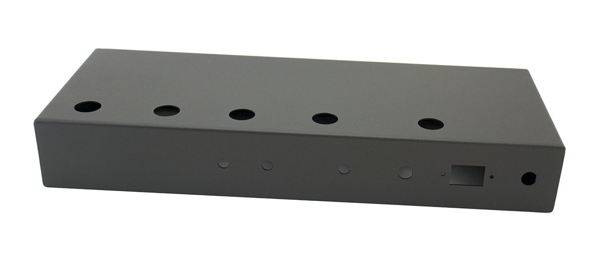 Шасси MiBox для гитарного усилителя на 18 Вт, модель MB-18GA (Ш432 Г165 В64) черный - фото 3 - id-p2135710044