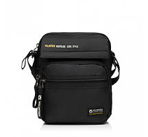 Чоловіча сумка крос-боді поліестер чорний Арт.1801-01 black Volunteer (541)