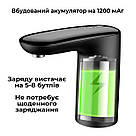 Автоматична помпа для води, електрична, на сулію (Чорна), фото 7