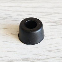 Ножка резиновая, №3 (ф15/ф18, h10 мм), черная