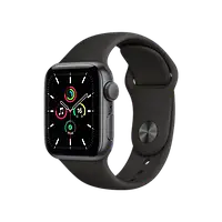 Apple Watch SE GPS 40mm Space Gray Aluminum Case w. Black Sport B.