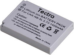 Акумулятор Canon NB-5L Tectra 1400 mAh / Canon S100V/ S110/ SX200/ SX210/ SX220/ SX230