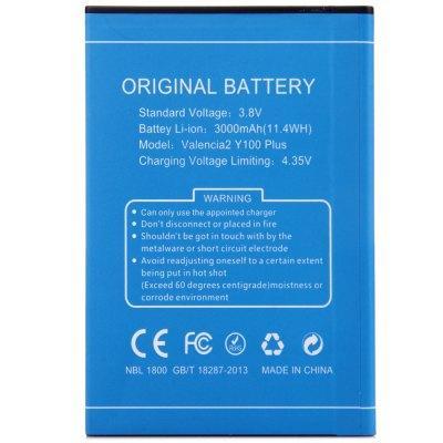 Акумулятор Doogee Y100 Plus (3000mAh) (Valencia 2/ Y100 Pro)