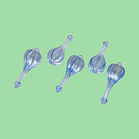 Декоративные бусины кристаллы для рукоделия и декора Капля голубые L 7 cm 28 штук в упаковке VarioMarket