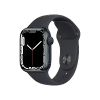 Apple Watch Series 7 GPS 41mm Midnight Aluminum Case With Midnight Sport Band