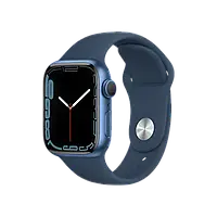 Apple Watch Series 7 GPS 45mm Blue Aluminum Case With Blue Sport Band