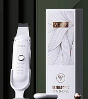 Скрабер ультразвуковой для чистки лица VLVEE лифтинг и тонизация кожи, пилинг, глубокая очистка, питание кожи