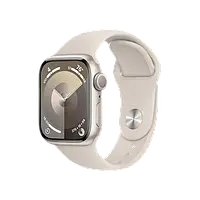 Apple Watch Series 9 GPS 41mm Starlight Aluminum Case w. Starlight Sport Band - M/L