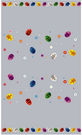 Пакети для пряників і пасхи, 15*30 см, прозорі ▶ (10 шт.), поліпропіленові, "Крашанки"