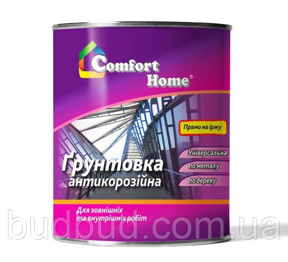 Грунт антикорозійний ГФ-021 Comfort Home 0,9 кг, Сірий