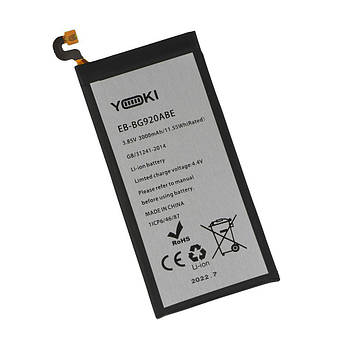 Батарея для Samsung G920F Galaxy S6 SS / EB-BG920ABE (Yoki)