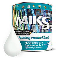 Грунт емаль 3 в 1 Miks color 0,8 кг (RAL9003) Білий