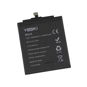 АКБ для Xiaomi Redmi 5A / BN34 (Yoki)
