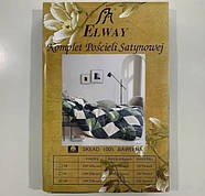 Комплект постільної білизни ELWAY двоспальний 133 (нав.50*70), фото 4