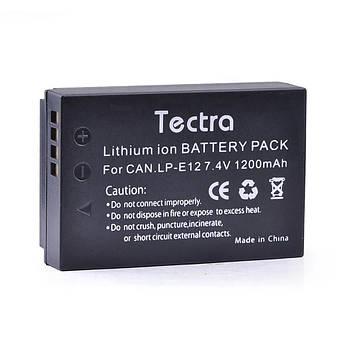 Батарея для Canon LP-E12 Tectra 1200 mAh (EOS M50 M10 M100 M2 M200 100D)