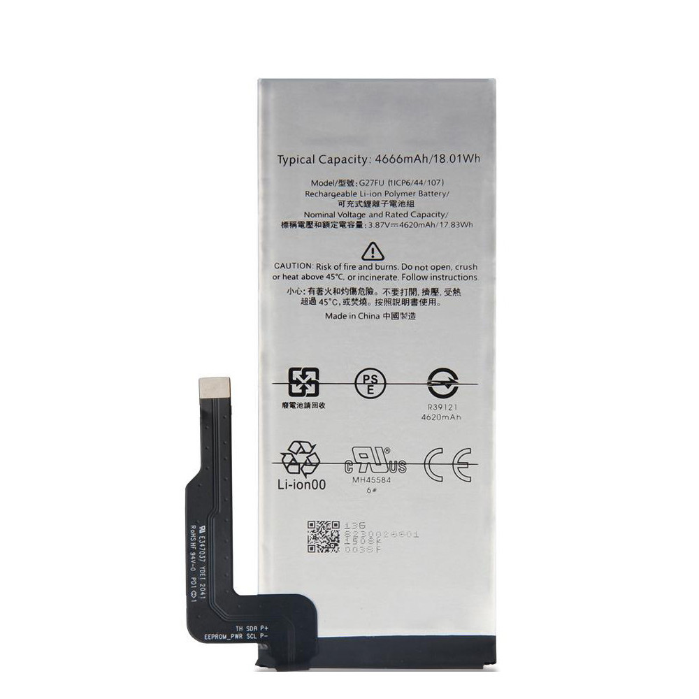 АКБ Google Pixel 5A / G27FU, фото 1