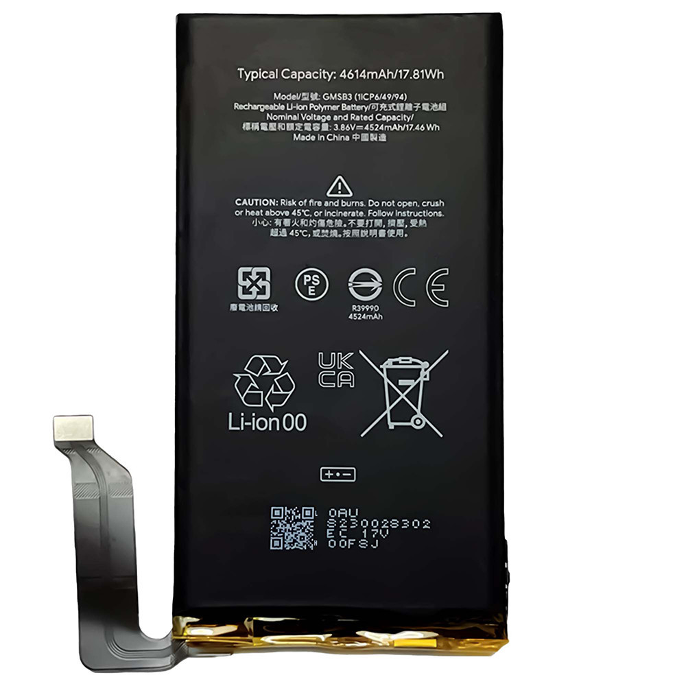 Батарея для Google Pixel 6 (GMSB3) (4614 mAh) [Original PRC], фото 1