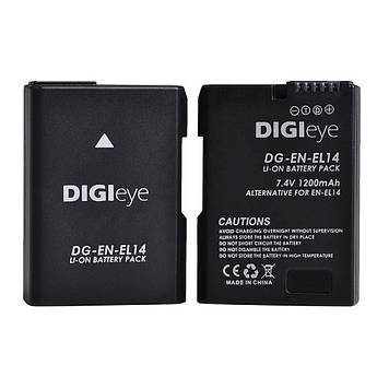 Батарея для Nikon EN-EL14 Digital Power 1200 mAh (D3100 D3200 D3300 D5100 D5200 D5300)