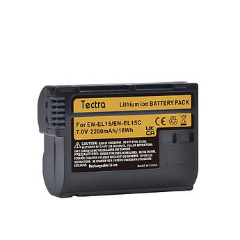 Батарея для Nikon EN-EL15 Tectra 2280 mAh (D810 D800E D750 D610 D7000 D7100 D7200 V1)