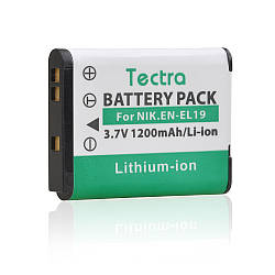 Акумулятор EN-EL19 Tectra 1200 mAh / Nikon S4100 S4150 S4200 S4500
