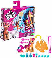 Игровой набор Пони Санни Старскаут 16 аксессуаров / Hasbro My Little Pony Cutie Mark Magic Sunny Starscout