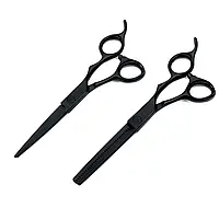 Набір ножиць в чохлі Olivia Garden SiltCut Matt Black (OGSSC575/635)