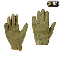 M-Tac перчатки Assault Tactical Mk.5 Olive, тактические перчатки, боевые перчатки, стрелковые перчатки олива