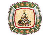 Блюдо новогоднее квадратное Рождество Lefard 33х5 см 986-119 GoodStore
