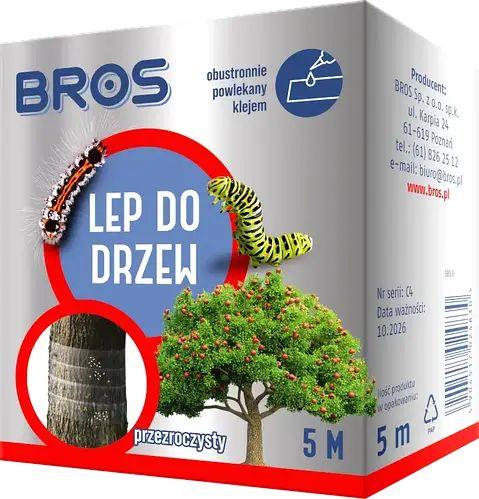 ТМ Bros Інсектицид липка стрічка для дерев 5 метрів Польща