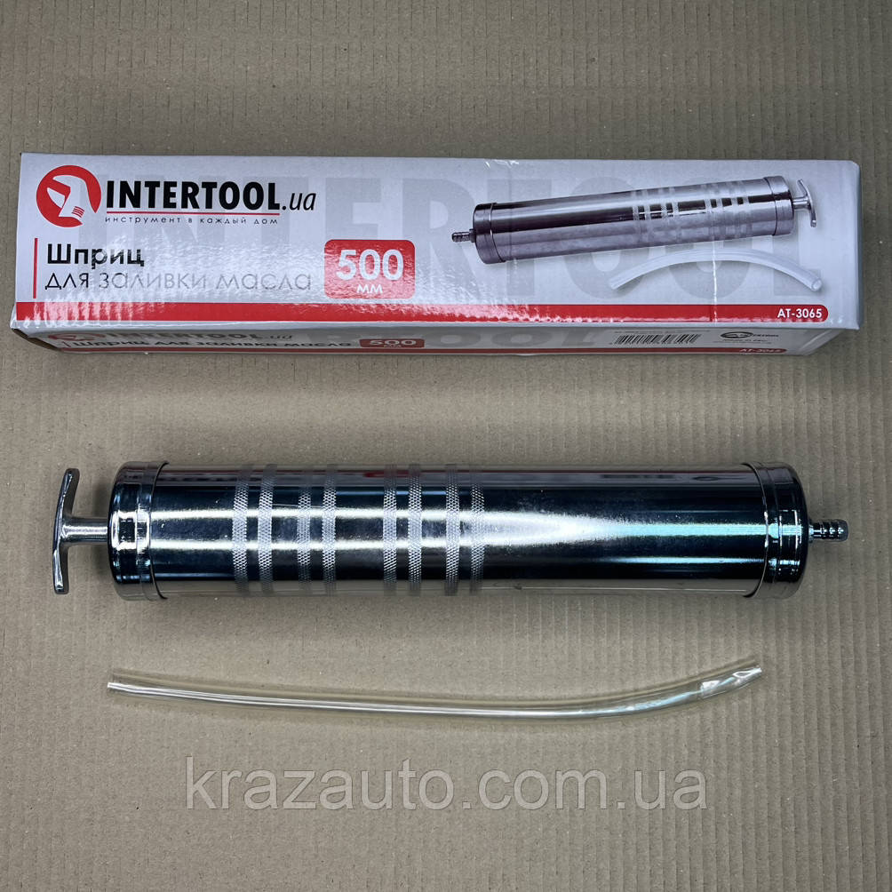 Шприц для заливання оливи 500 мл INTERTOOL AT-3065