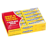 Упаковка жевательных резинок Wrigley's Juicy Fruit 200 шт. BB 29/01/2024