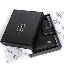 Обкладинка для прав нового зразка шкіряна чорна Bond M50 кардхолдер для автодокументів 8*10,5*2 см, фото 5