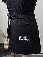 Фартух на пояс для офіціанта Berry Чорний, фото 9