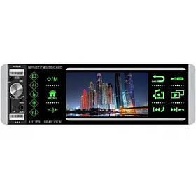 Автомагнітола RIAS 4168Ai ISO 4.1'' сенсорний екран RGB DIVX+MP3+USB+SD+AV-in+Bluetooth з пультом 4х50W